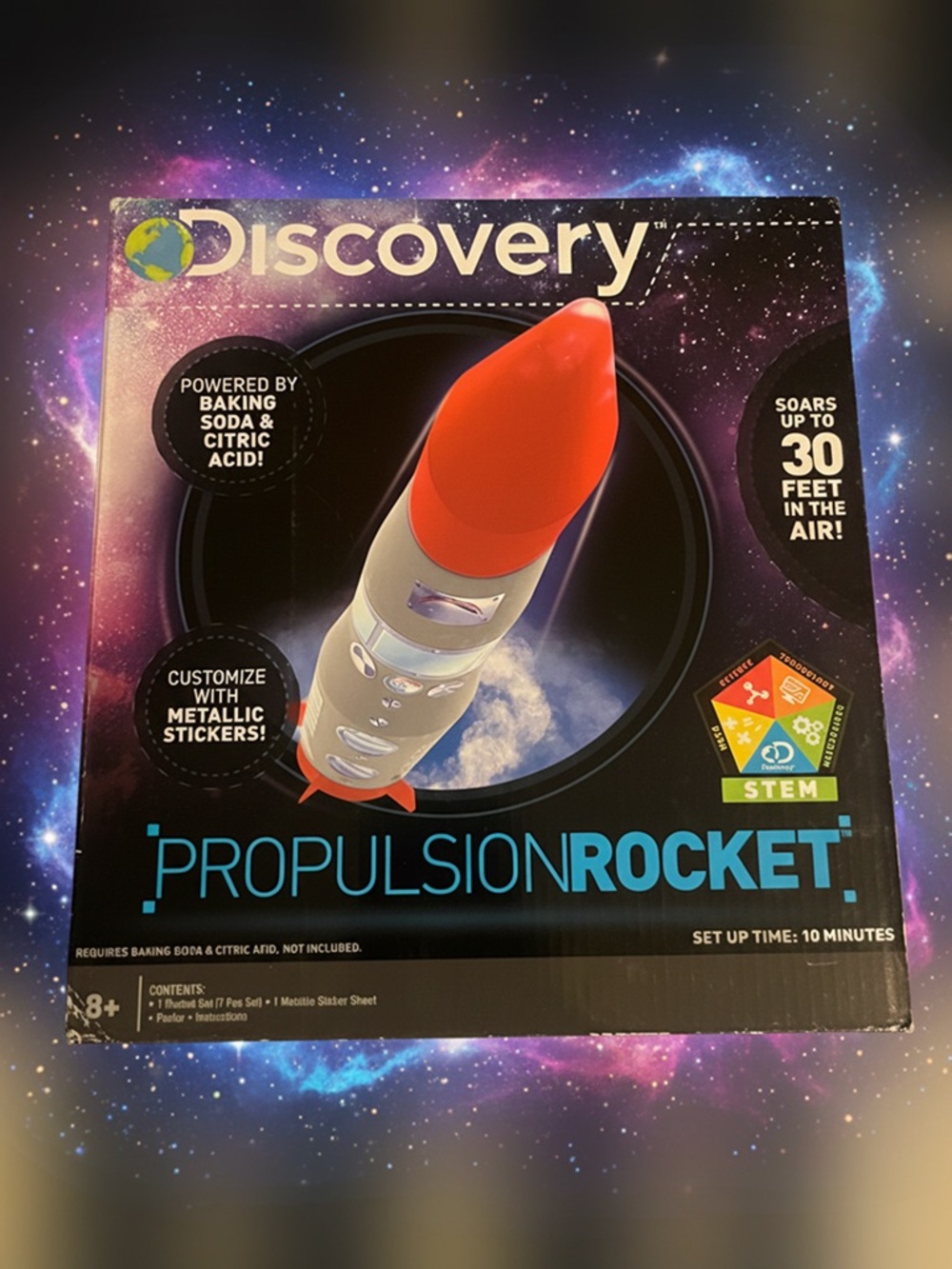 NEW Discovery Propulsion Rocket Red and Silver
